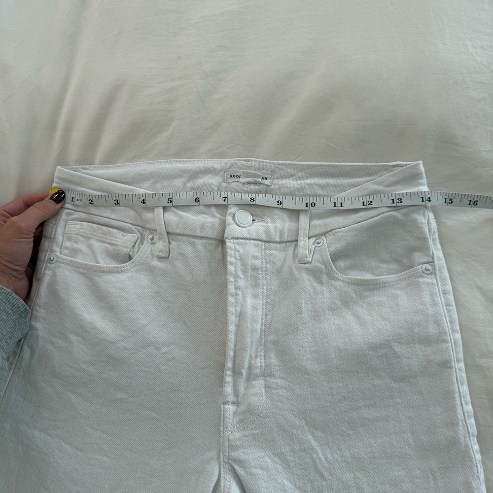 Good American White Denim Flares - Picture 9 of 11